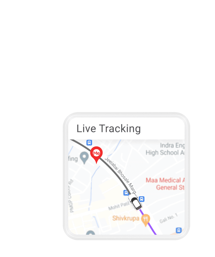 Zooper employee app live tracking screen