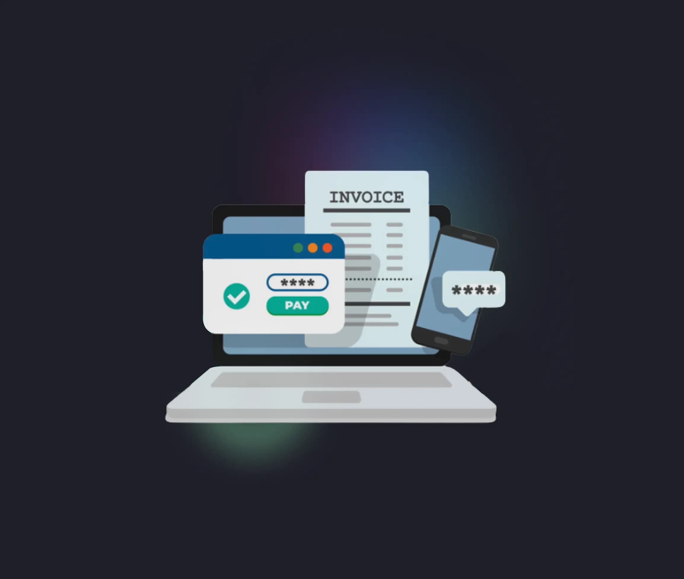 Zooper billing dashboard with an invoice screen
