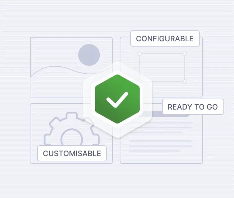 Checkmark beside dashboard panels