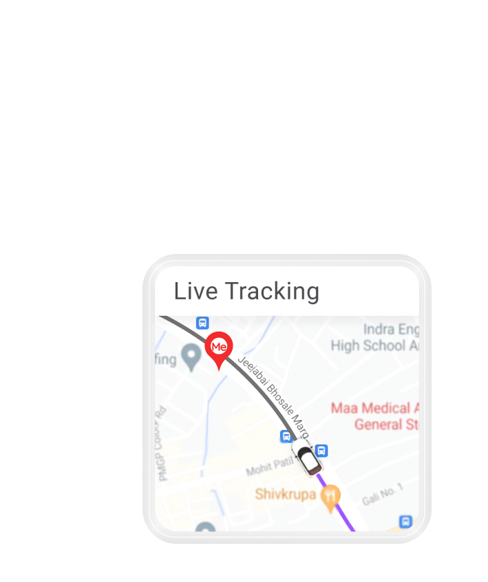 live tracking screen small